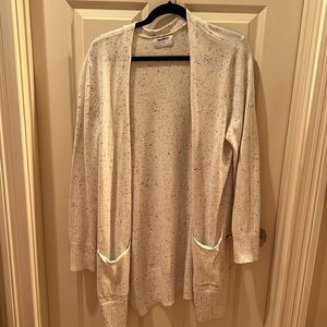 Old Navy grey speckled lounge sweater - basically new without tags.